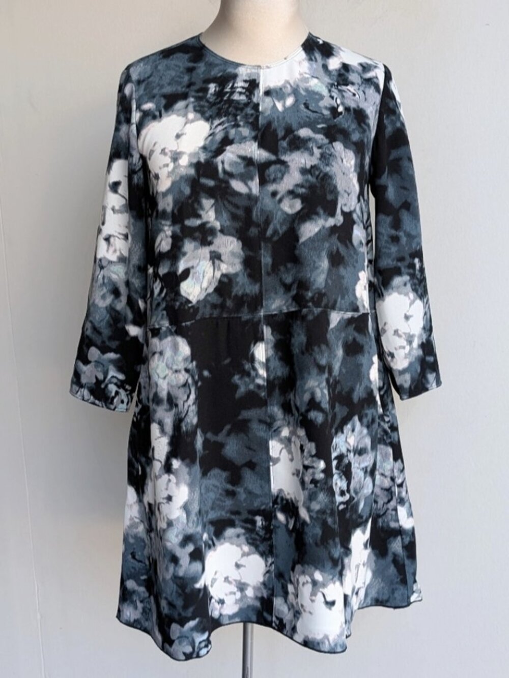 Artizia Wilfred Floral Abstract 3/4 Sleeve Dress